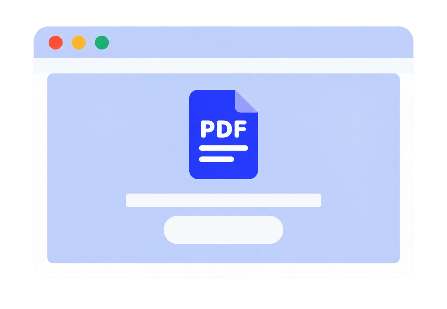 PDF document in a browser window